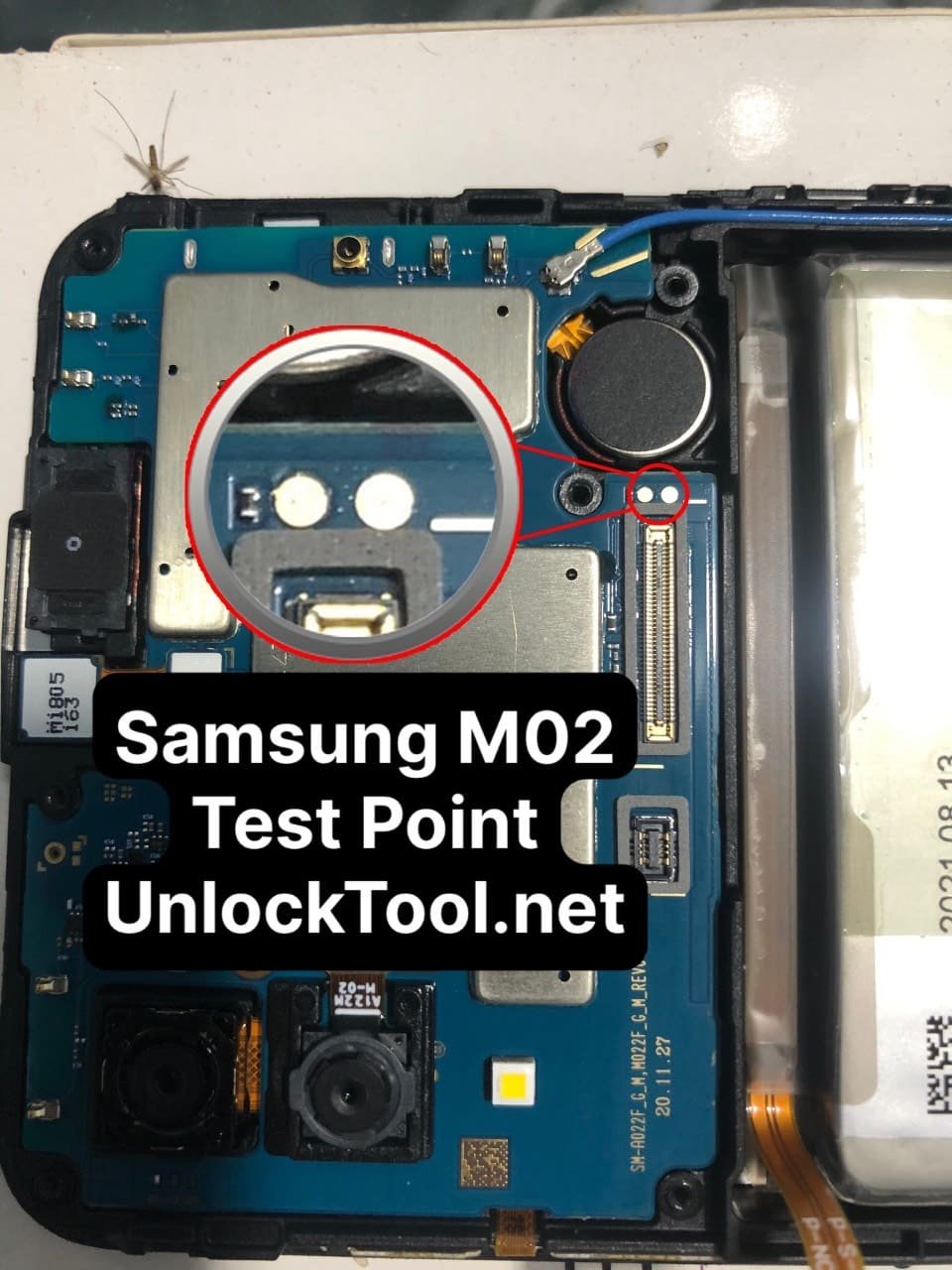 Samsung Galaxy M02 Test Point / EDL Point